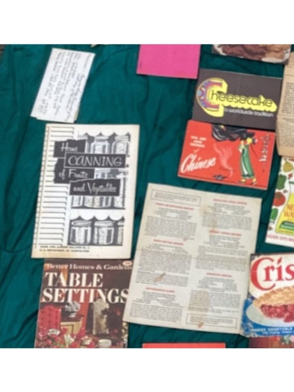 MCM Better Homes and Gardens New Cook Book Binder + Lot of Food Related Ephemera - Picture 11 of 15